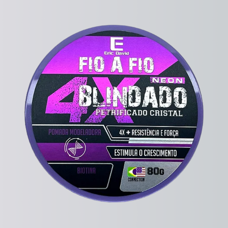 POMADA MODELADORA BLINDADA EFEITO PARALISADORA 10 UNDS
