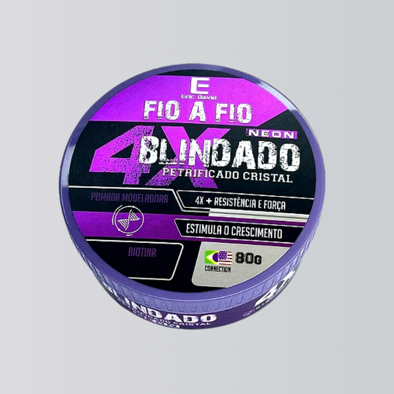 POMADA MODELADORA BLINDADA EFEITO PARALISADORA 10 UNDS