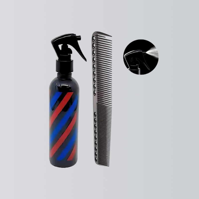 Borrifador Nevoa Profissional 200ml + Pente Carbono