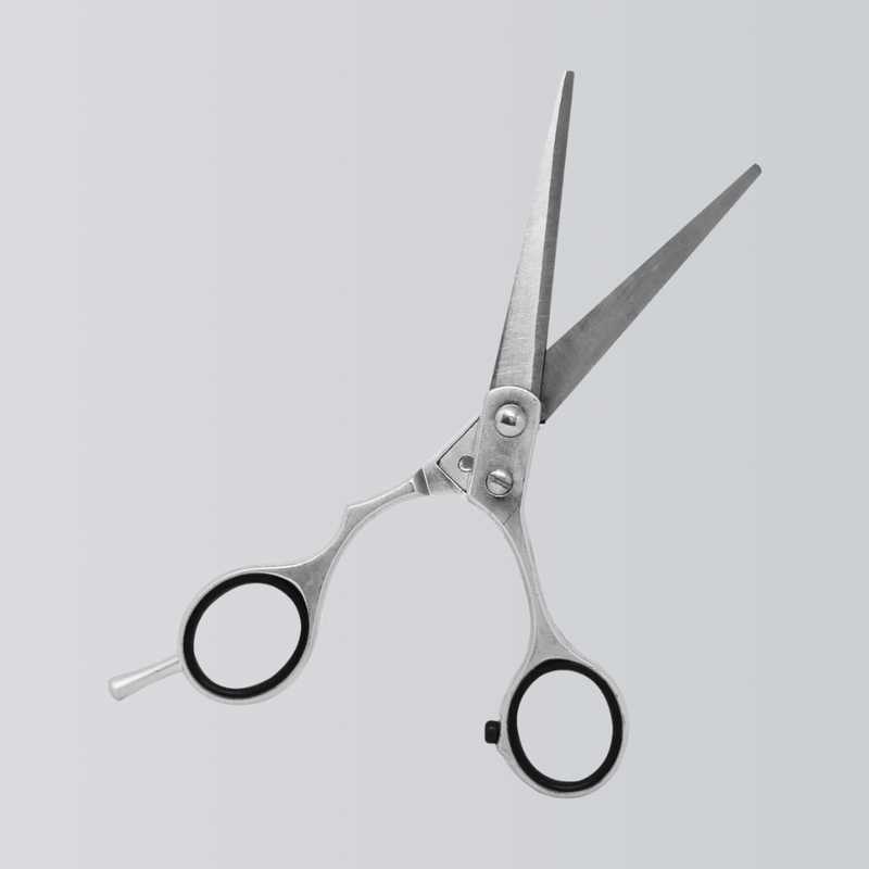 Kit Tesoura Profissional Dentada Reta Cabeleireiro Barbeiro