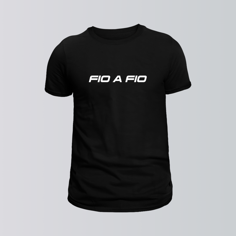 Camiseta Preta - Fio a Fio