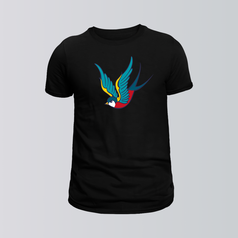 Camiseta Andorinha Old School - Fio a Fio