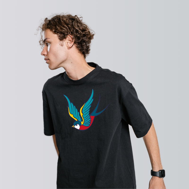 Camiseta Andorinha Old School - Fio a Fio